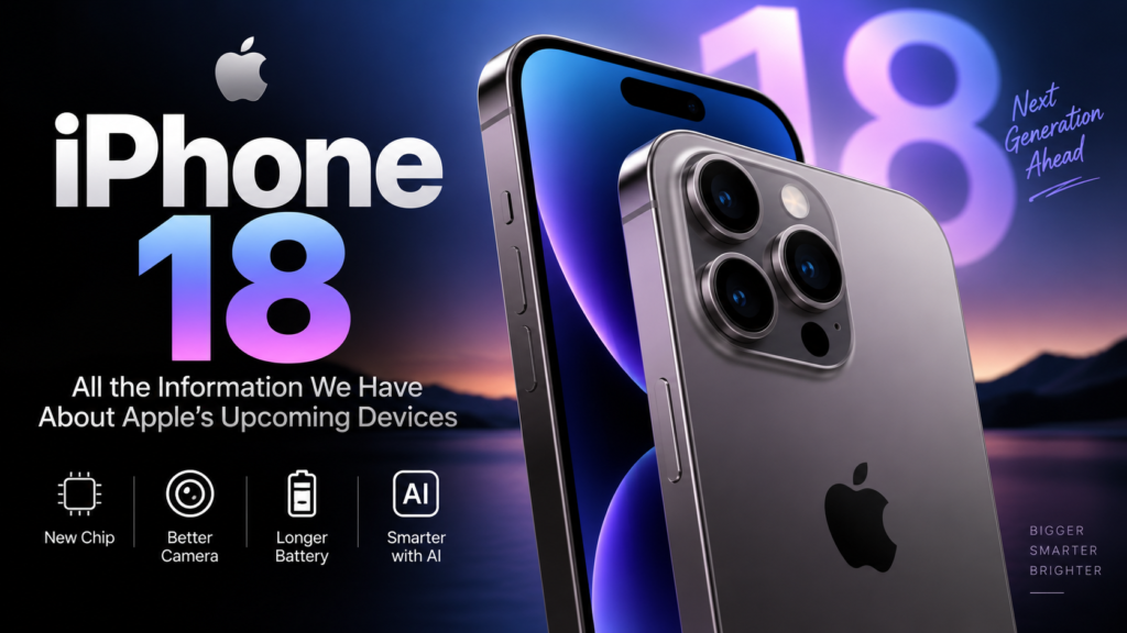 IPhone 18 updates